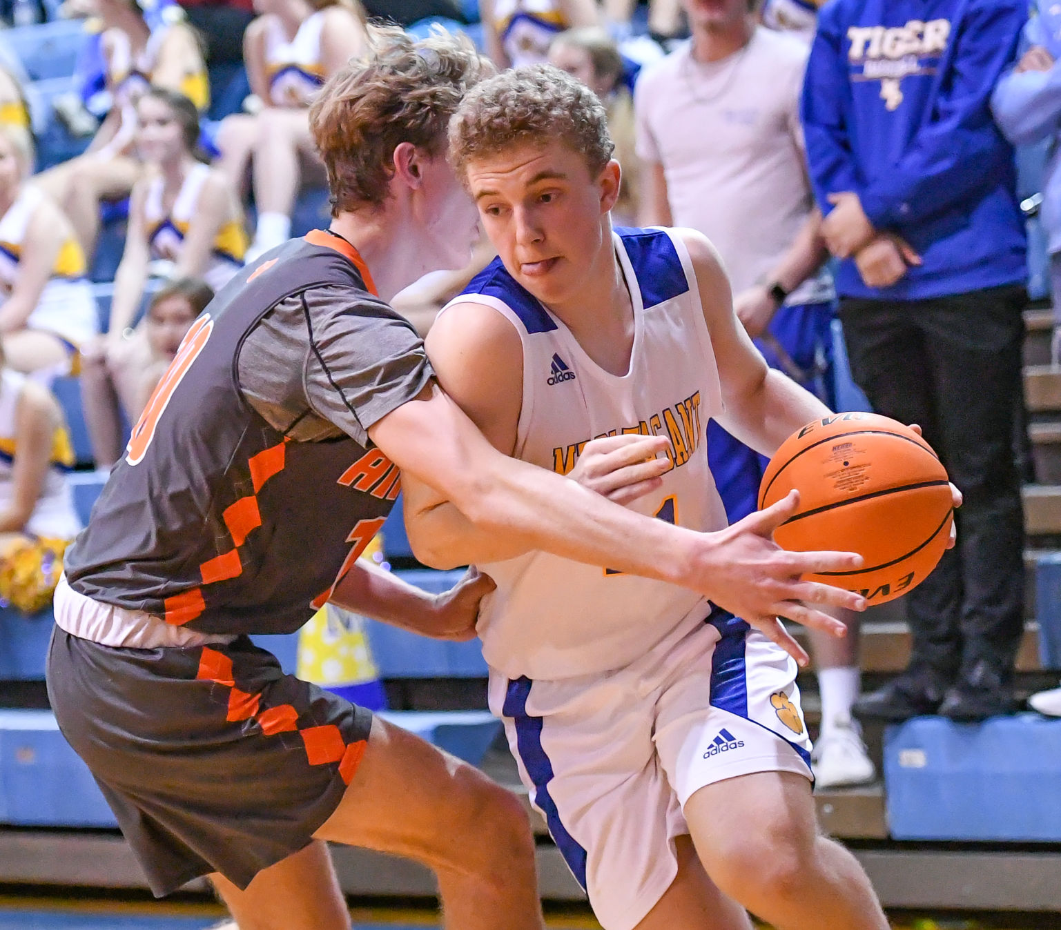 Friday night high school basketball action